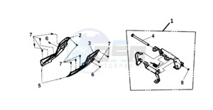 JOYMAX Z 300I ABS (L9) EU drawing L.-R. SIDE COVER