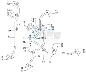 X9 500 drawing Brake piping