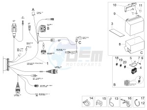 V7 III Special 750 e4 (NAFTA) drawing Rear electrical system