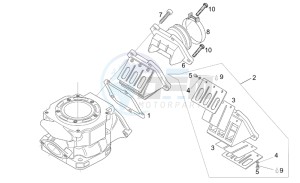 RS 125 Tuono drawing Carburettor flange