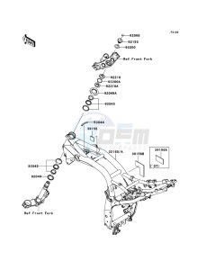 Z750 ZR750L8F GB XX (EU ME A(FRICA) drawing Frame