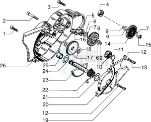 Eaglet 50 drawing Plug for starting shaft (hole)