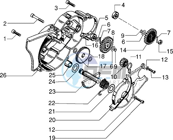 Plug for starting shaft (hole)