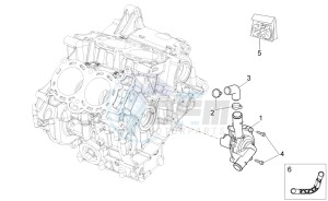 RSV 4 1000 4V drawing Water pump