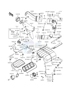 ZX 750 L [NINJA ZX-7] (L1-L3) [NINJA ZX-7] drawing AIR CLEANER