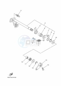 MT-07 MTN690-U (BHH4) drawing SHIFT SHAFT