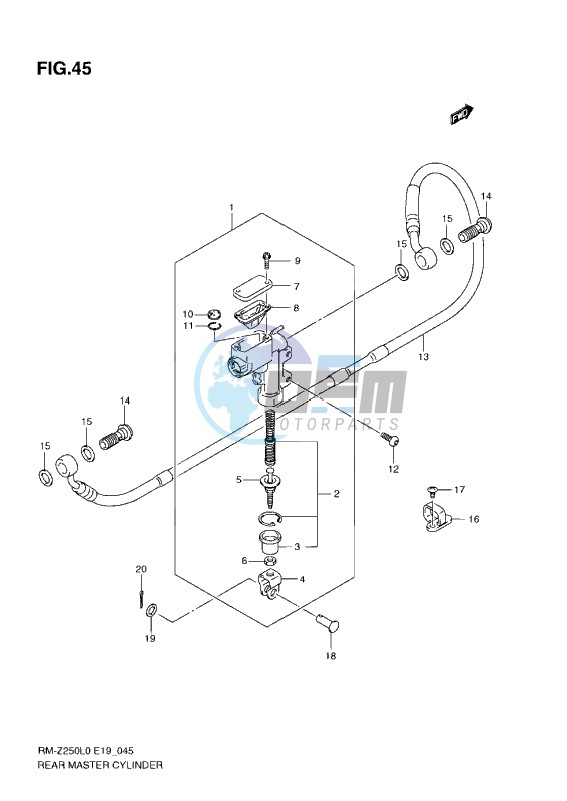 REAR MASTER CYLINDER (L0-L1)