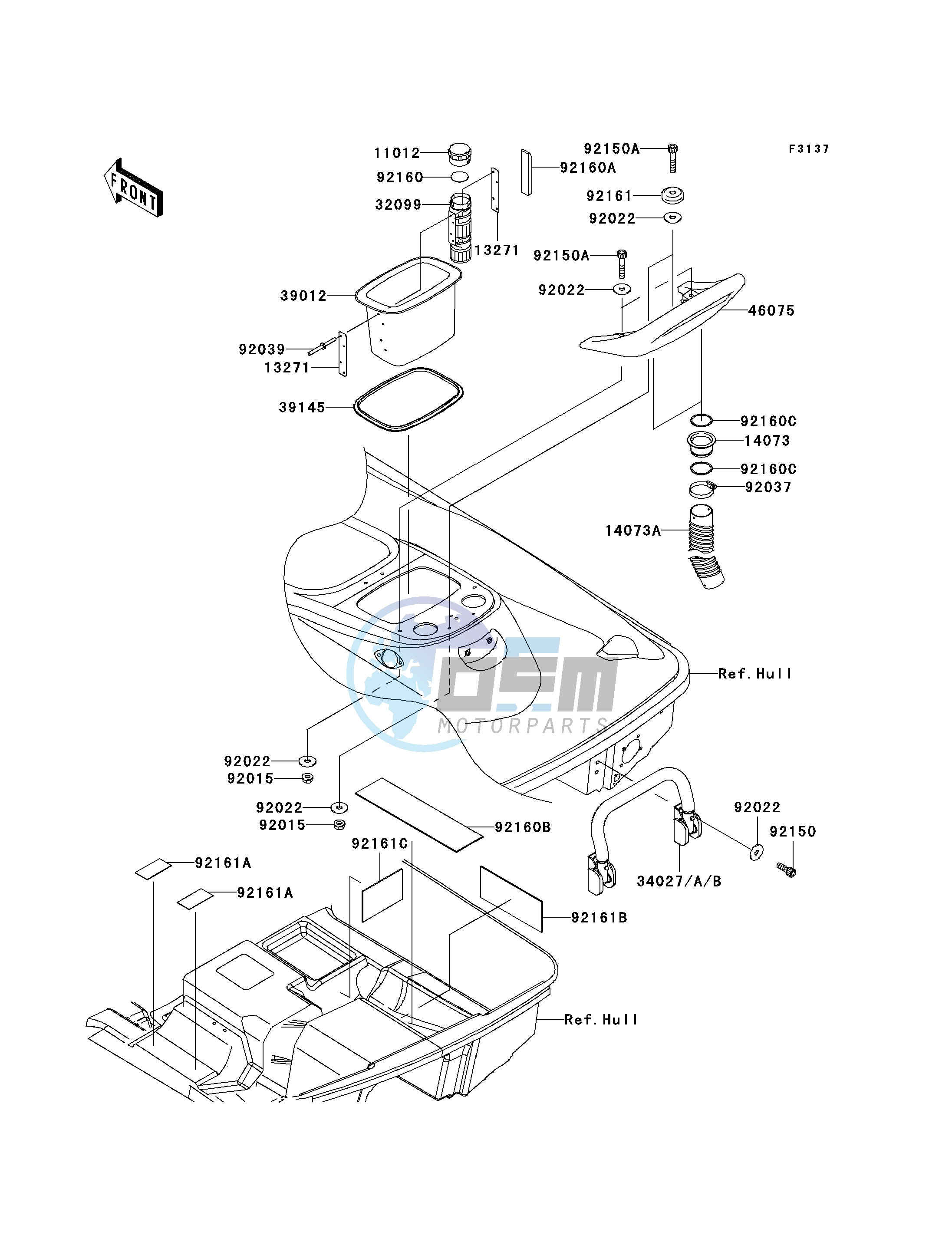 HULL REAR FITTINGS