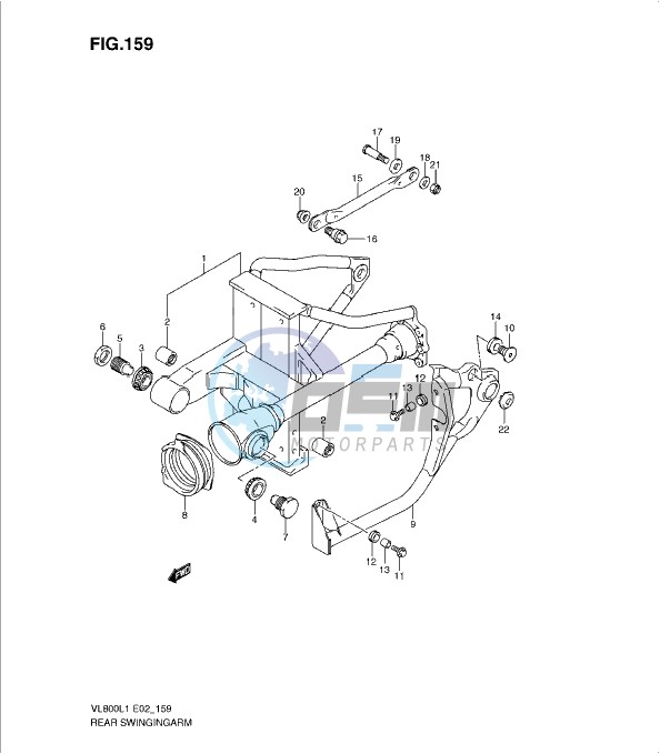 REAR SWINGING ARM