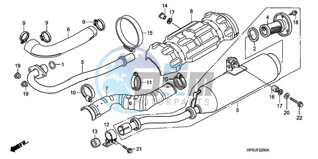 EXHAUST MUFFLER