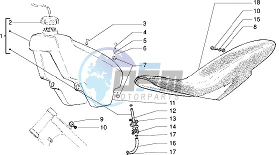 Tank-saddle