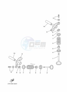 YBR125E (BN9J) drawing VALVE