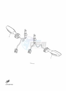 YZF-R1 (BX4D) drawing FLASHER LIGHT