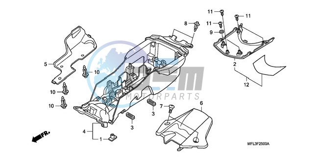 REAR FENDER (CBR1000RR)