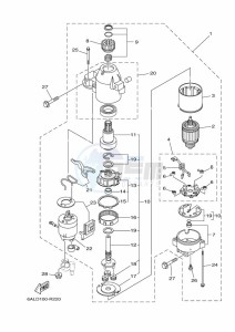 F225BETX drawing STARTER-MOTOR