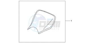 CBR1000RR9 Australia - (U / MME SPC) drawing E-SEAT