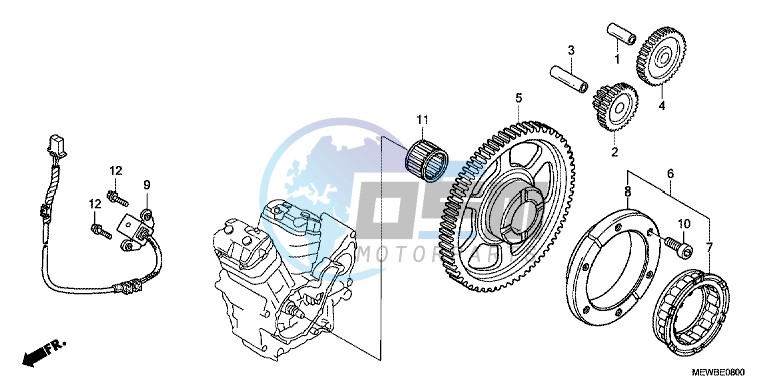 PULSE GENERATOR/ STARTING CLUTCH