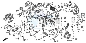 CB1300A9 Europe Direct - (ED / ABS MME TWO) drawing WIRE HARNESS/IGNITION COIL (CB1300/CB1300A)