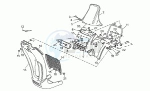 750 X Polizia - PA 2A Serie Polizia/PA 2A Serie drawing Front body