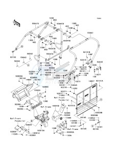 KAF 620 R [MULE 4010 TRANS4X4] (R9F-RAFA) RAF drawing GUARDS_CAB FRAME