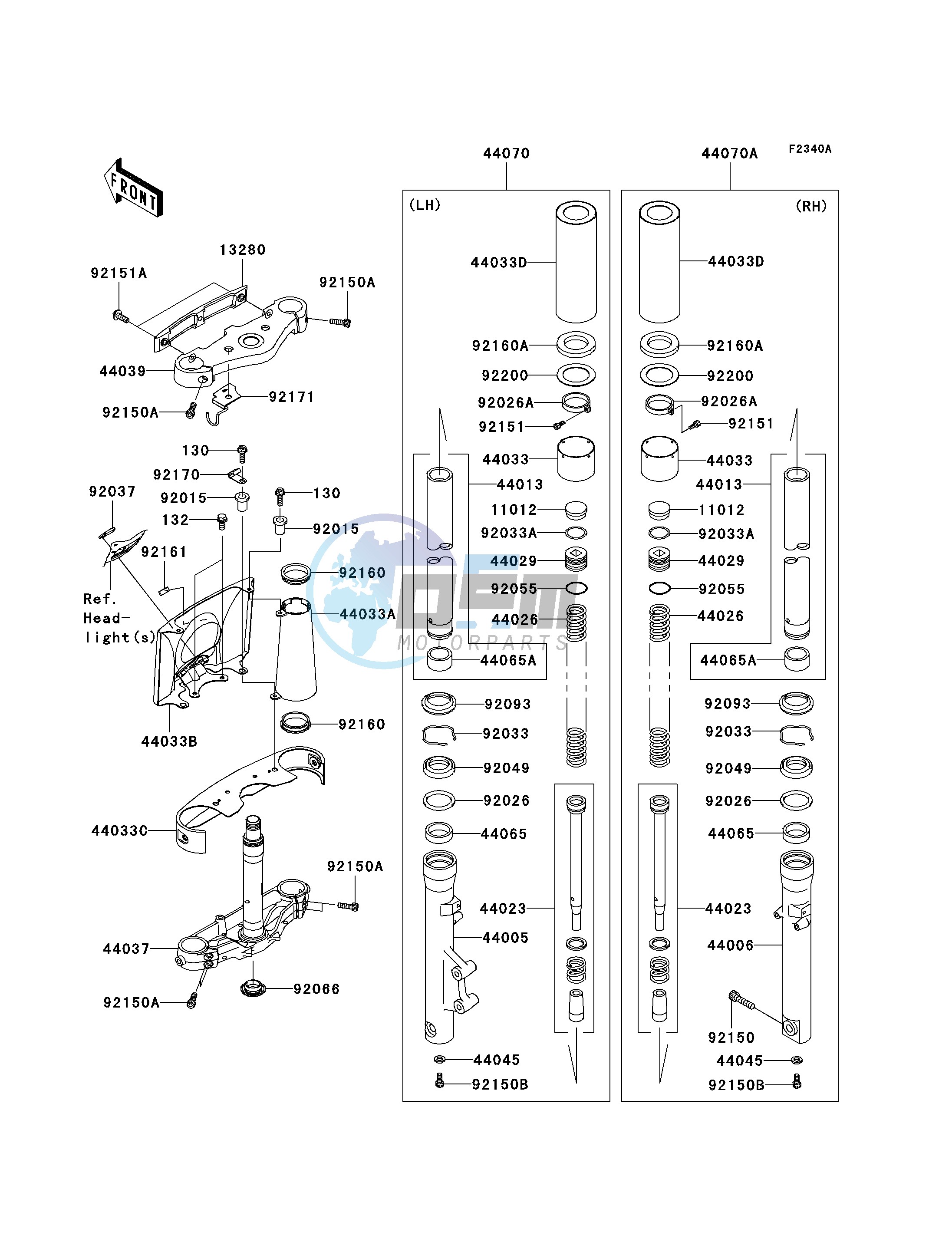 FRONT FORK -- N7F_N7FA_N8F_N8FA- -