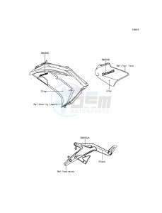 ER-6F EX650EEF XX (EU ME A(FRICA) drawing Decals(Gray)