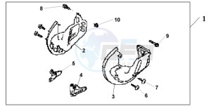 GL1800A ED drawing FRONT DISK COVER