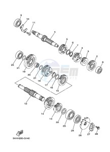 TT-R125LWE (2PTJ) drawing TRANSMISSION