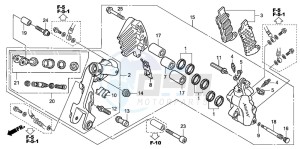 ST1300A drawing L. FRONT BRAKE CALIPER