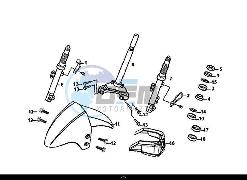 STEERING STEM FRONT CUSHION