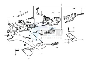 Runner VX-VXR 125-200 125 drawing Tail lamp