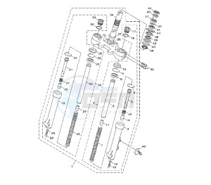 HW XENTER 125 drawing FRONT FORK