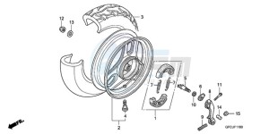 NVS502SH9 TU drawing REAR WHEEL