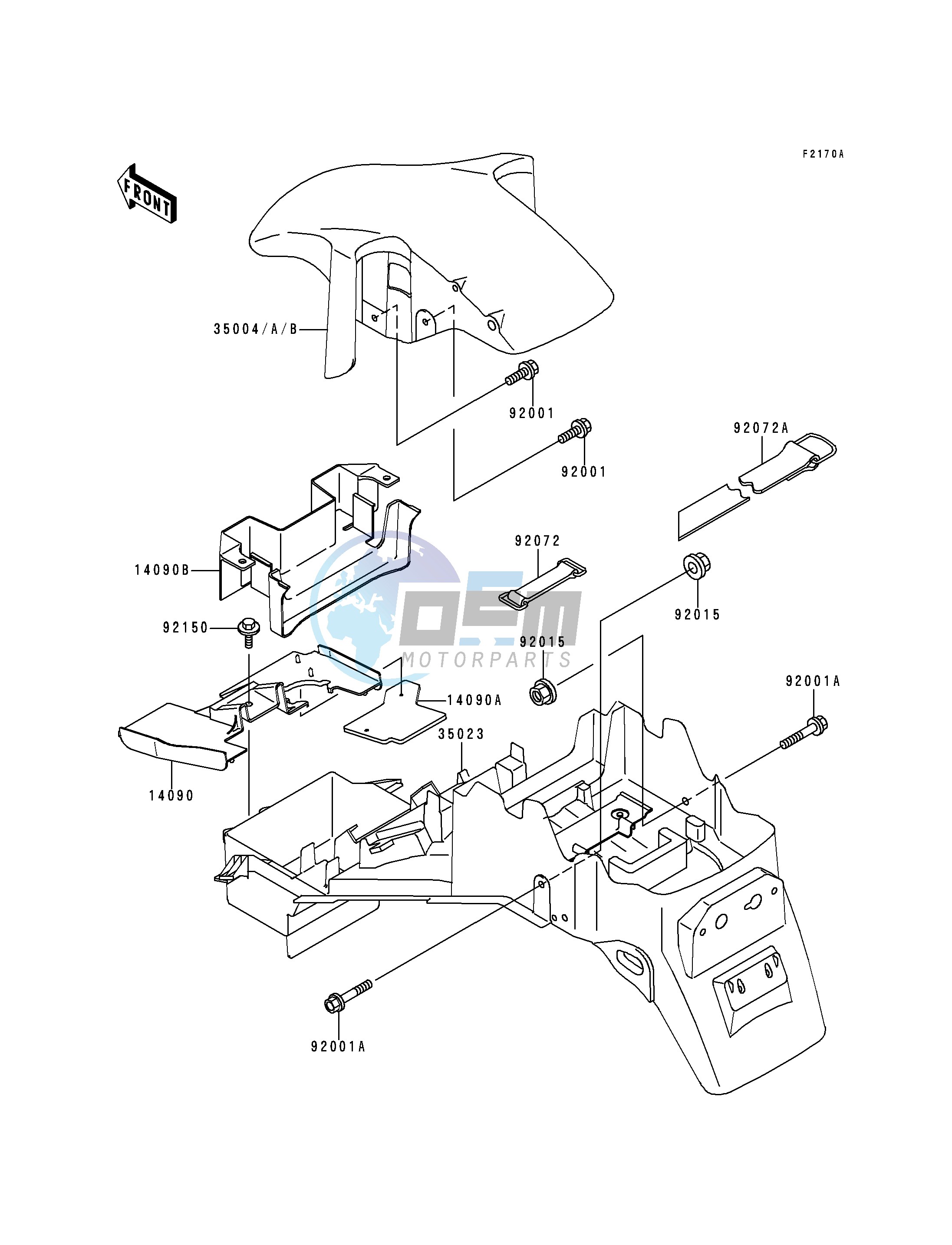 FENDERS-- ZX600-F2_F3- -