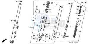 VFR800A9 Ireland - (EK / ABS MME) drawing FRONT FORK