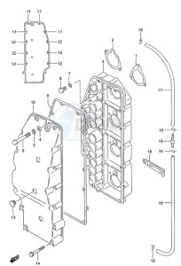 DT 115 drawing Silencer (1986 to S/N 231514)