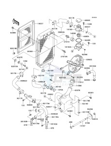 VN 800B [VULCAN 800 CLASSIC] (B6-B9) [VULCAN 800 CLASSIC] drawing RADIATOR