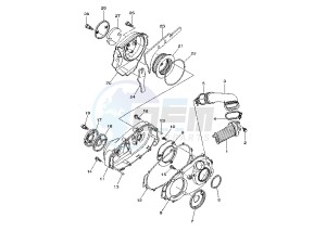 XP T-MAX 500 drawing CRANKCASE COVER, RIGHT