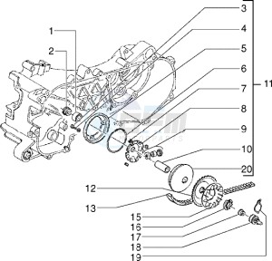 FREE FL 50 drawing Driving pulley