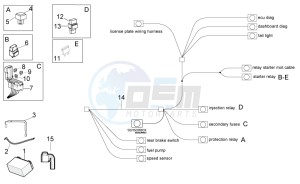 RSV4 1000 APRC R ABS (AU, CA, EU, J, RU, UK, USA) drawing Electrical system II