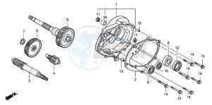 SH125S drawing TRANSMISSION