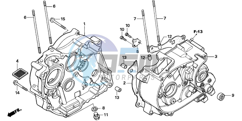 CRANKCASE (CRF80F)