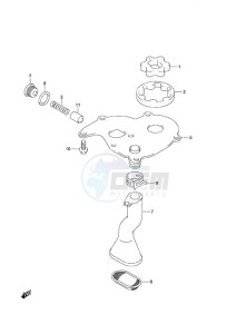 DF 25 V-Twin drawing Oil Pump