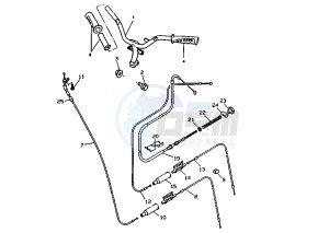 CW RS SPY 50 drawing STEERING HANDLE -CABLE