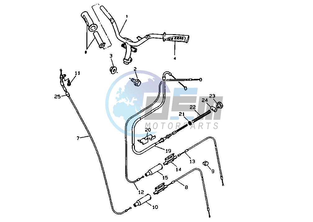 STEERING HANDLE -CABLE