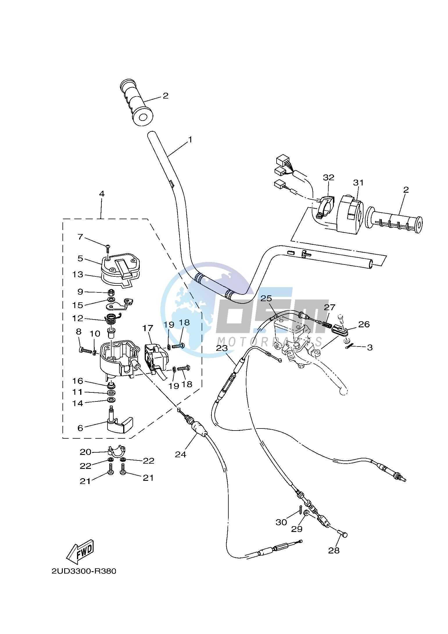 STEERING HANDLE & CABLE