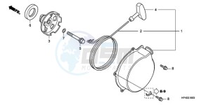 TRX420FPM9 U / 4WD drawing RECOIL STARTER