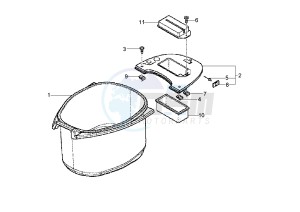 LX 4T 50 drawing Helmet box