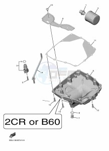 YZF1000 YZF-R1 (B3L1) drawing OIL CLEANER