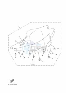 YFZ450R (BKDD) drawing SEAT